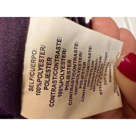 Speechless Strapless Plum Purple Homecoming SemiFormal Dance short dress Size 3 - Picture 2 of 7